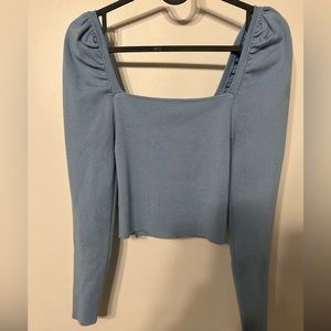 Fashion Nova Blue Long Sleeve SIZE XS